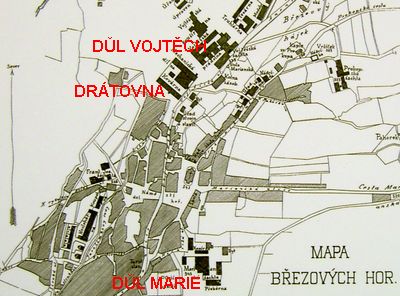 Mapa B�ezov�ch Hor